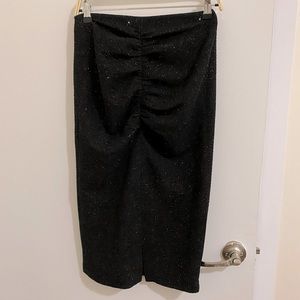 Zara glittery black skirt